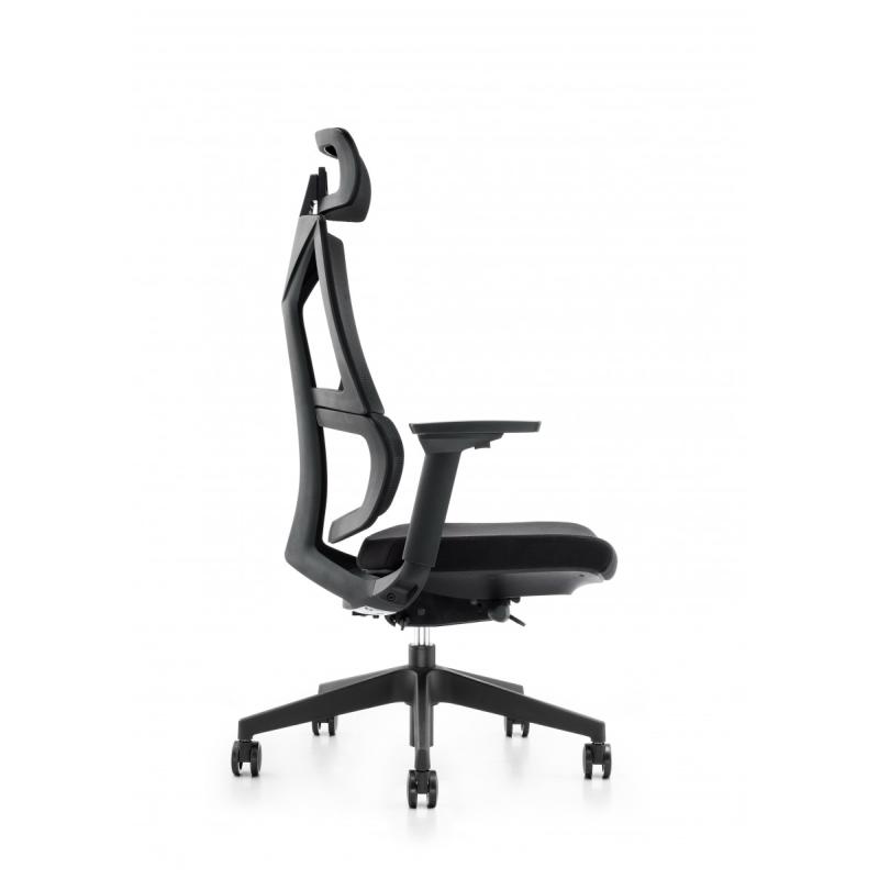 Pisarniški stol PLANET, Črna