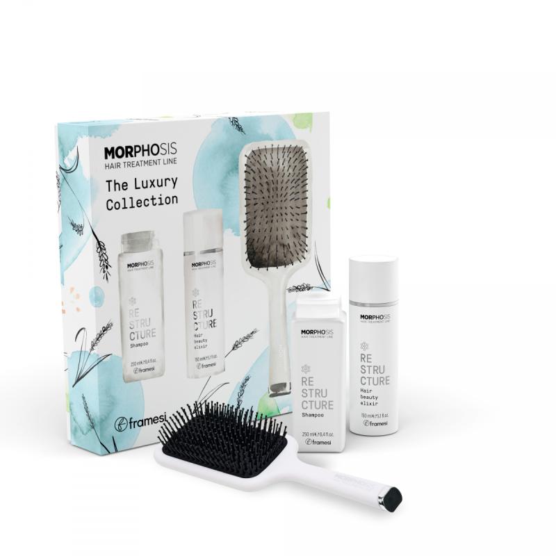 set FRA Luxury Hair Elixir+Shampoo+Brush