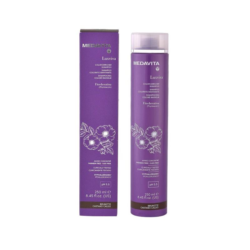 šampon MED Luxviva, barvni - Brunette