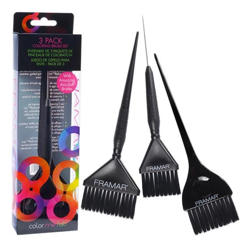 čopič FRR barvanje, set - 3 kosi, črni