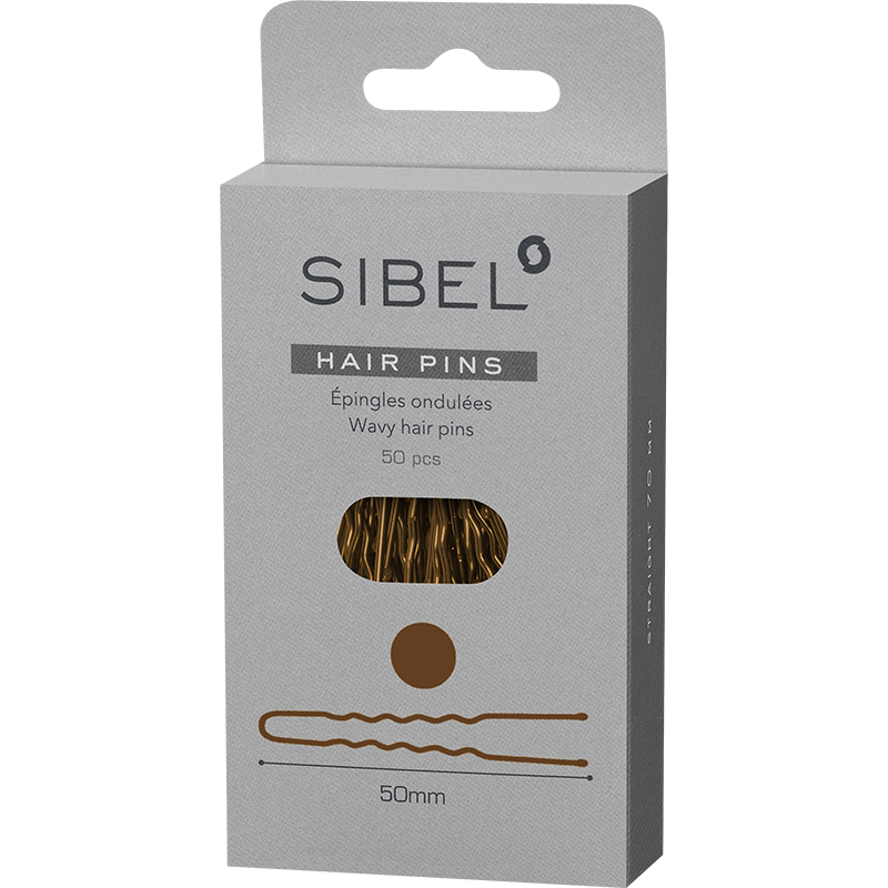 lasnice SIB Metal Wavy - 50mm, rjave