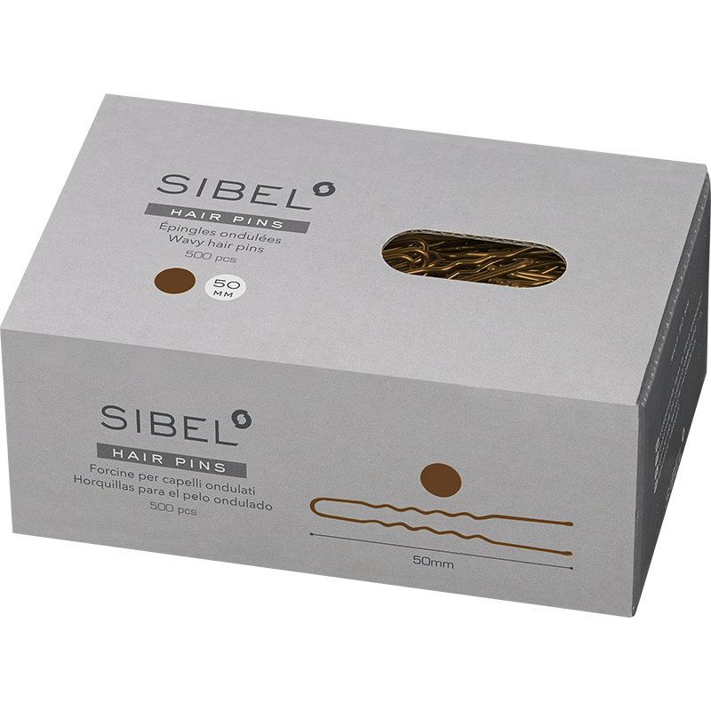 lasnice SIB Metal Wavy - 50mm, rjave(VP)