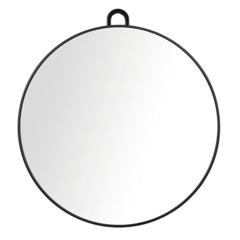 ogledalo SIB Luna Round Mirror - črn