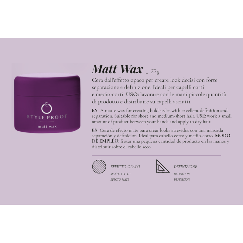 vosek EMS Style Proof - Matt Wax