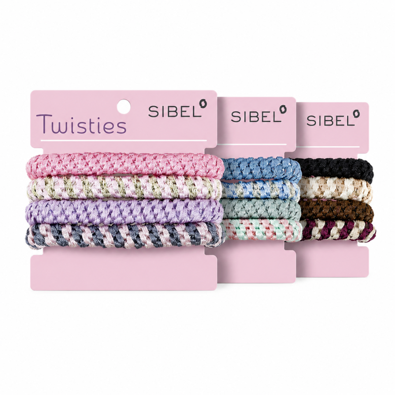 gumice SIB Twisties - rjavo/črne