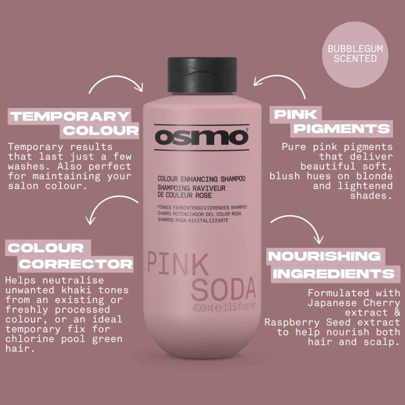 šampon OSM Pink Soda Shampoo
