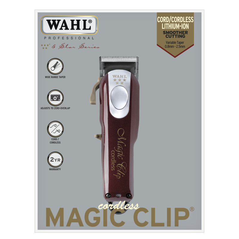 strojček WAH Magic Clip-baterijski- RDEČ