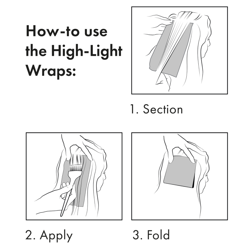 folija MYP High-Light Wraps - 10 x 25cm