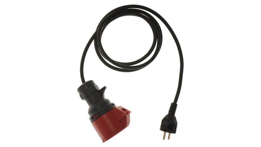 A 1316 3-phase adapter (16 A CEE-Schuko)