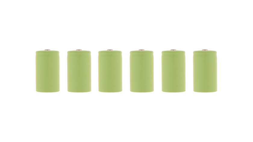 A 1046 1.2 V NiMH battery, type C, 6 pcs