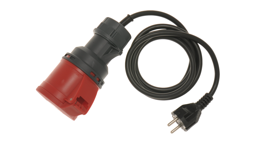 A 1317 3-phase adapter (32 A CEE-Schuko)