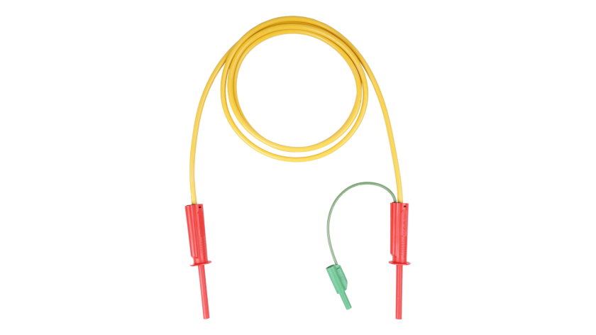 A 1807 5M 10 kV shielded red test led, HVX