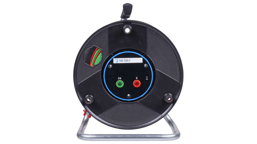 A 1660 Extension test leads on reel, 75 m, red, green, 2.5 mm2