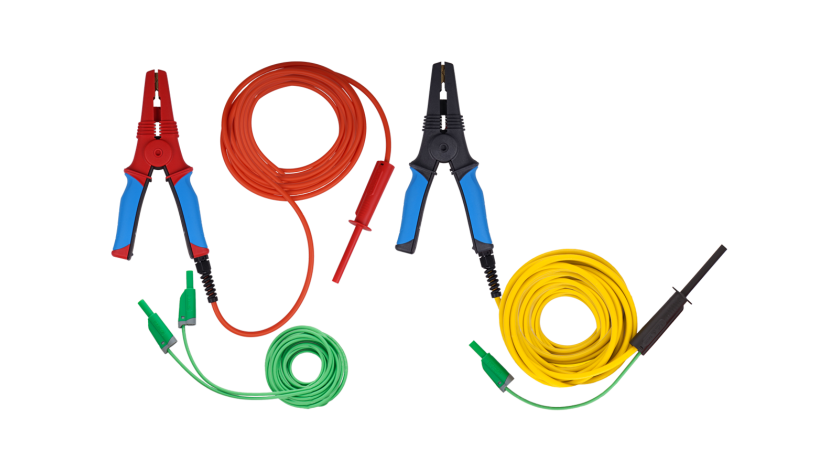 S 1539 10M Set of large HV test clip with HV cable and plug, 10m