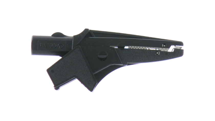 A 1013 Crocodile clip, black