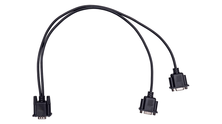 A 1847 Communication cable, 0.5m, 2xDB9 female/DB9 male