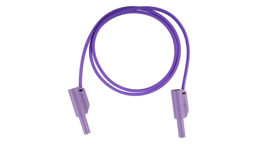 A 1762 Prüfleitung, violett, 1 m