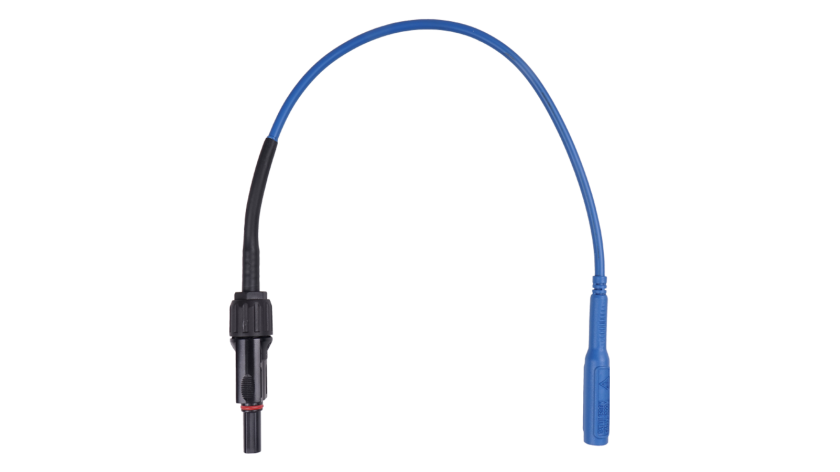 A 1840 Prüfkabel, Blau, 0.3m, MC4 Buchse/Bananenbuchse - 1500 V