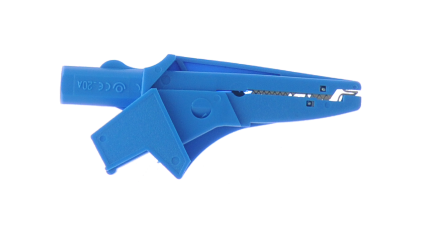 A 1310 Krokoklemme, blau