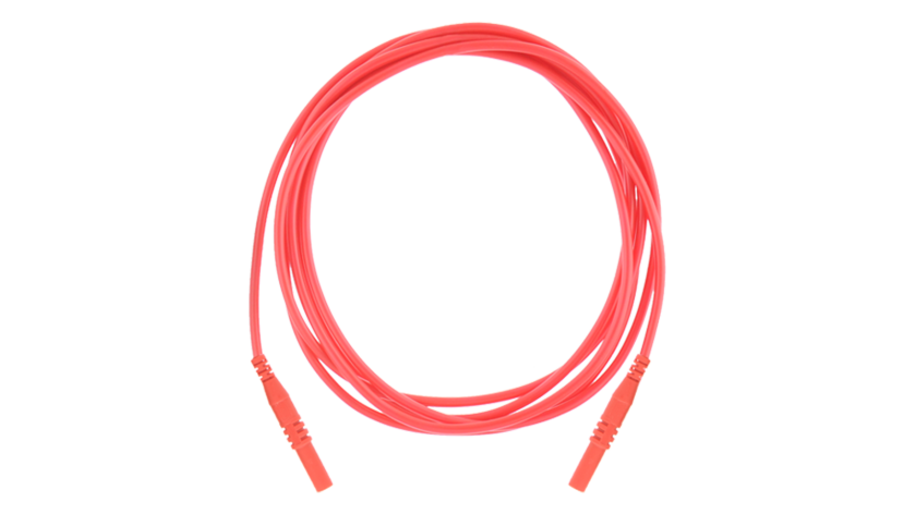 A 1047 HS-Prüfleitung, rot, 2 m