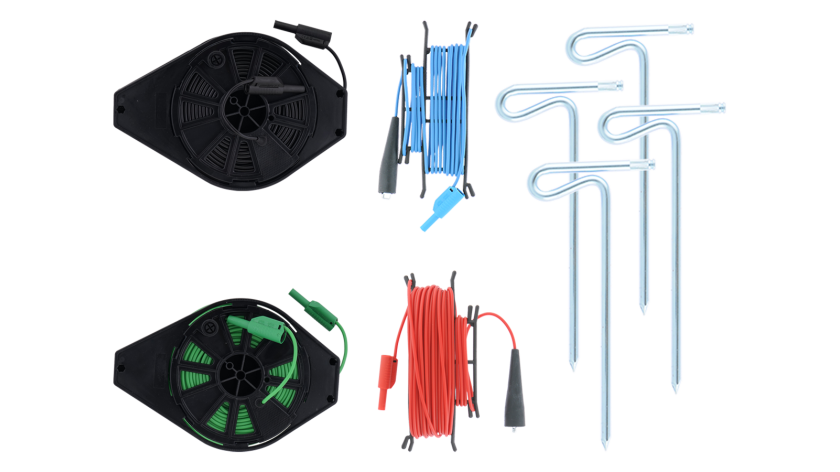 S 2123 Erdungsprüfset, 4-Draht, 50 m 