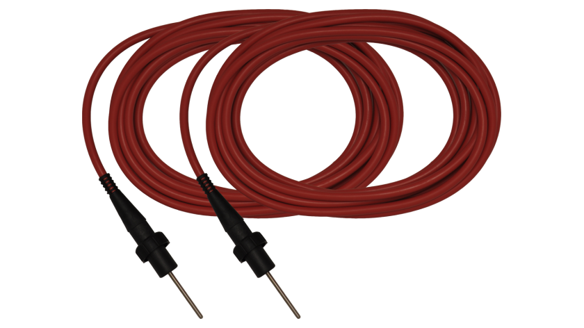 S 1057 Cables de prueba HV, 5 m, 2 uds