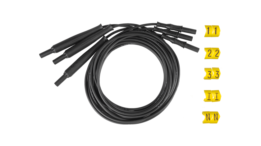 S 2141 Cable de medición con fusible de seguridad de 2 m