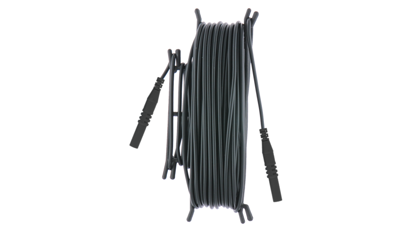 A 1621 Cable de prueba 20 m, negro