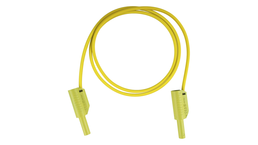 A 1761 Cable de prueba, amarillo, 1 m