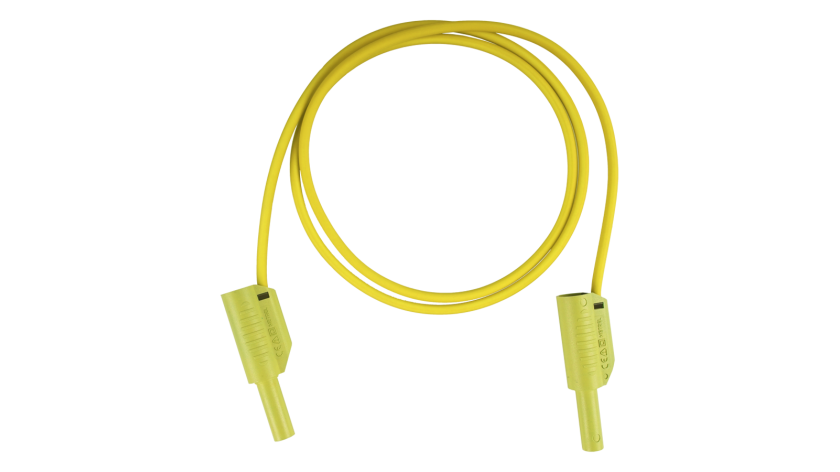 A 1761 Test lead, yellow, 1 m