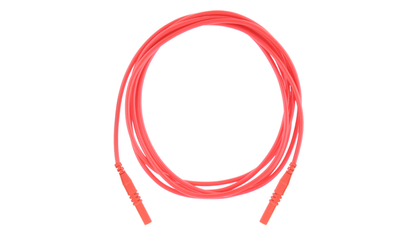 A 1047 HV test lead, red, 2 m