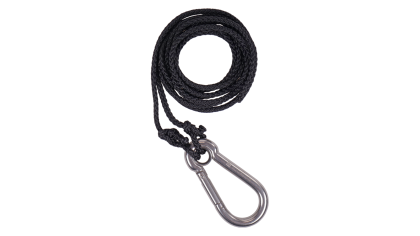 A 1814 Fastening rope 1 m with carabiner hook