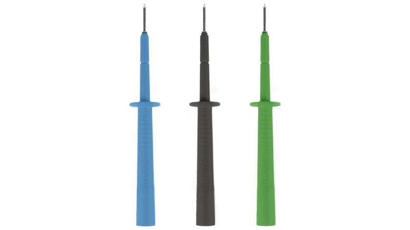 S 2143 Set of test probes CAT II FI 2 black, blue, green METREL