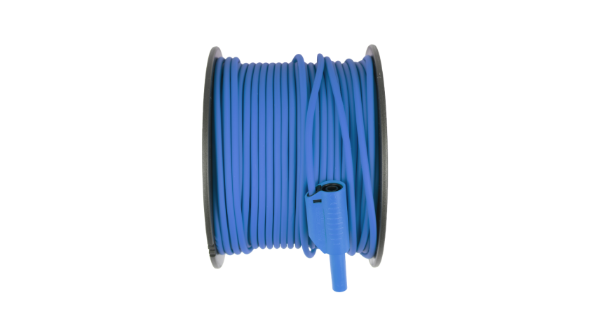 A 1027 Test lead, Blue, 50m, 0.75mm2, Reel