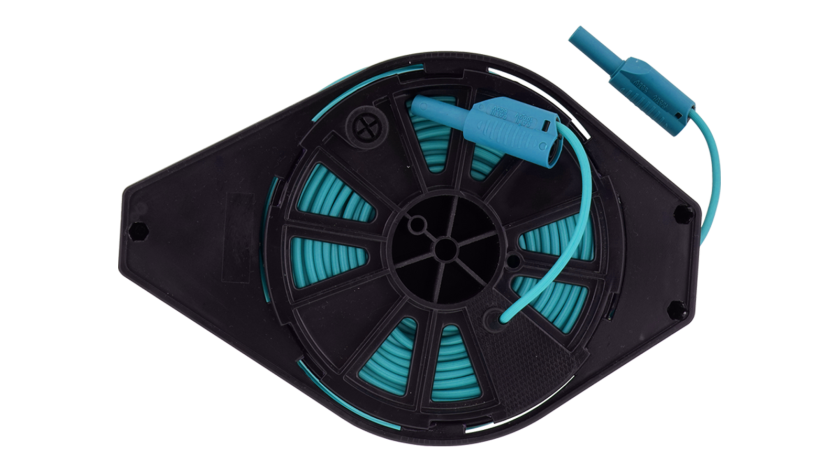 A 1525 Test lead 50m blue on cable reel