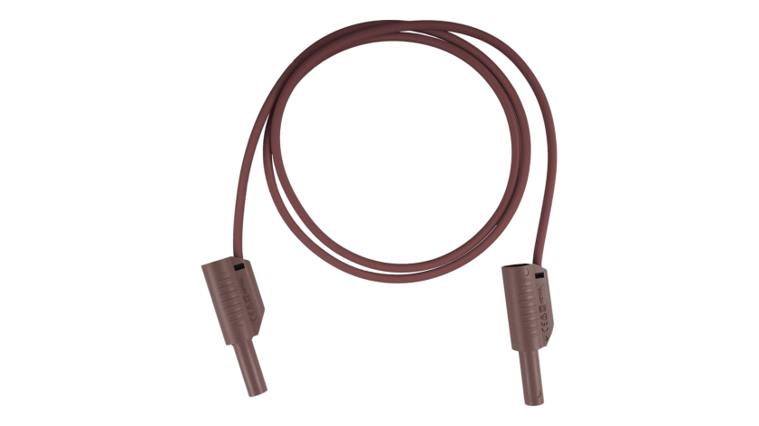 A 1759 Test lead, brown, 1 m