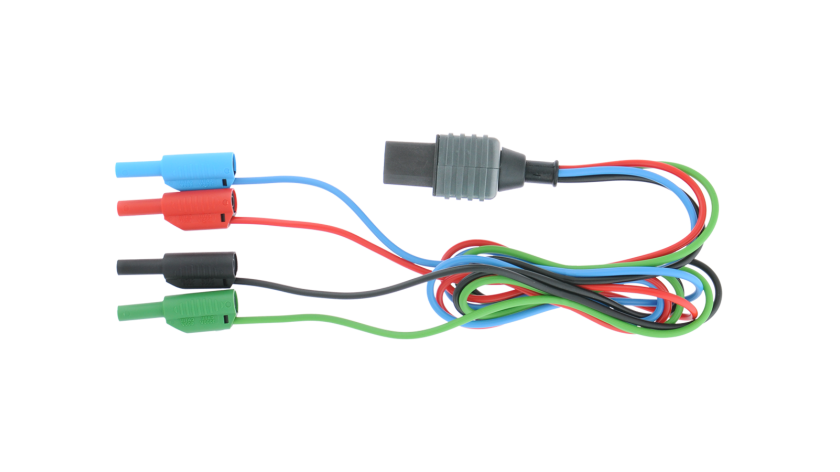 A 1721 Test lead, 4 x 1 m (grey)