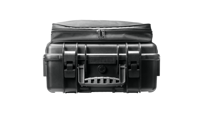 A 1565 Waterproof case for outdoor application and recordings (pylons, switchyards)