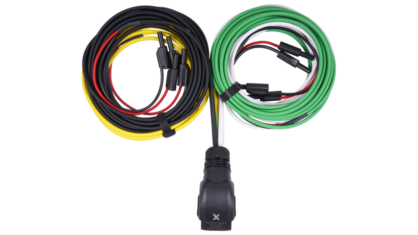 A 1716 5M Kabel merilni, 5m, X0-X3, Harting/Banana kaskadna