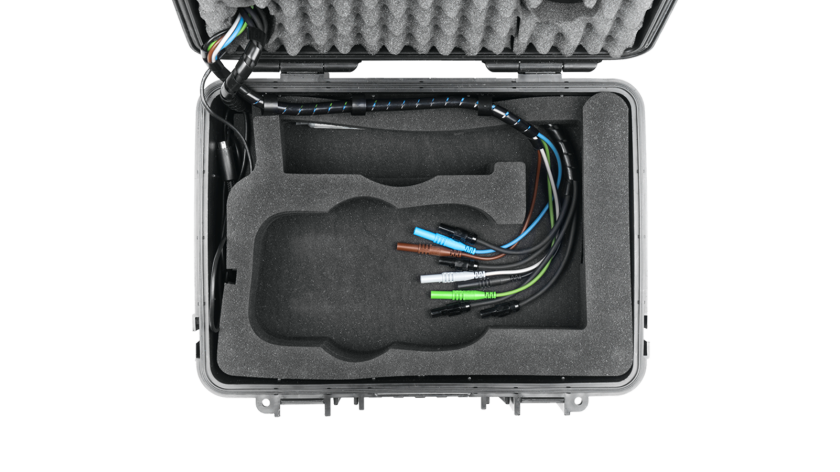 A 1565 Waterproof case for outdoor application and recordings (pylons, switchyards)