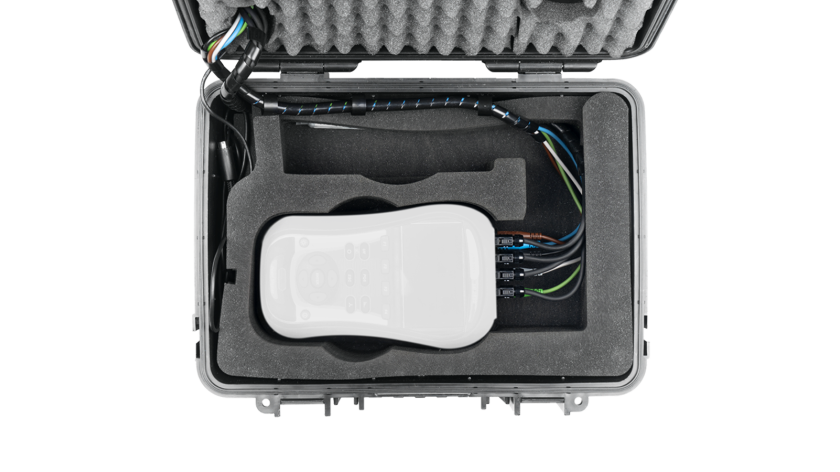 A 1565 Waterproof case for outdoor application and recordings (pylons, switchyards)