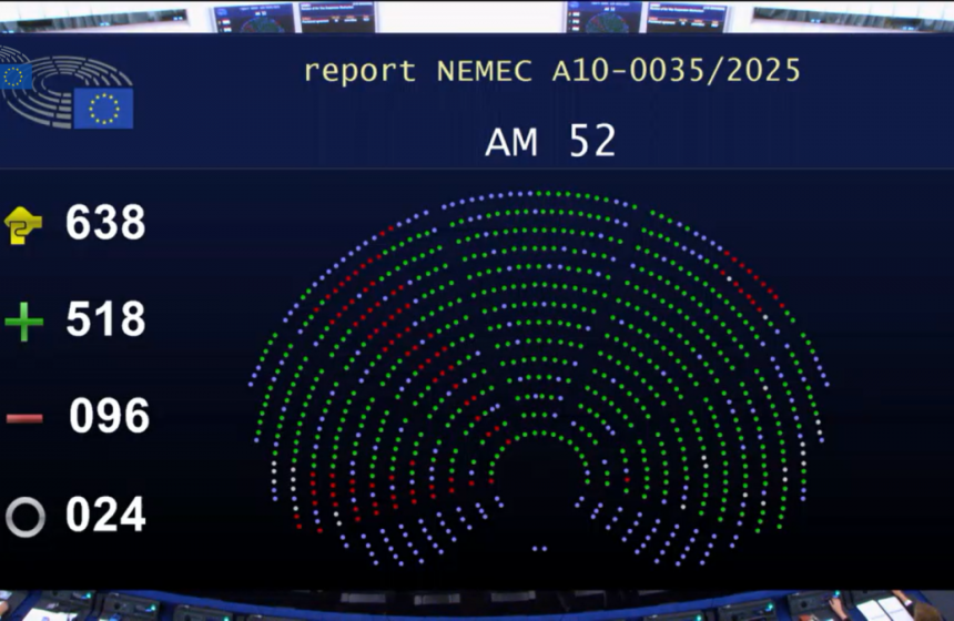 Vir: zajem zaslona @Evropski parlament 2025