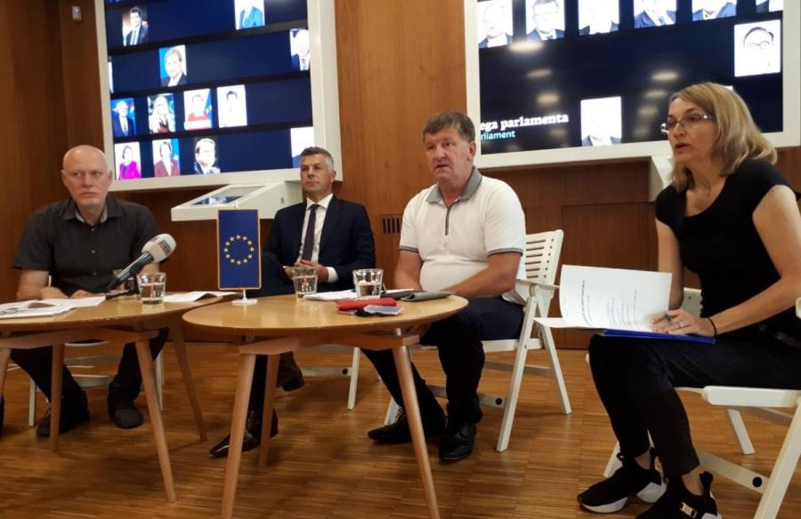 Srečanje z novinarji pred plenarnim zasedanjem EP