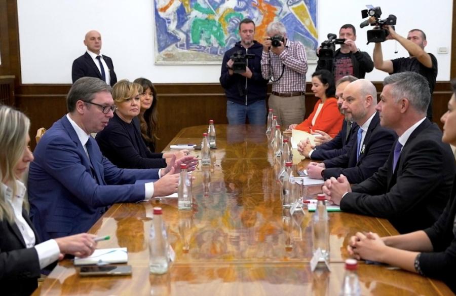 Matjaž Nemec med delovnim obiskom v Beogradu: Srbijo na poti v EU čaka še veliko dela, a skupaj bomo zmogli več in hitreje