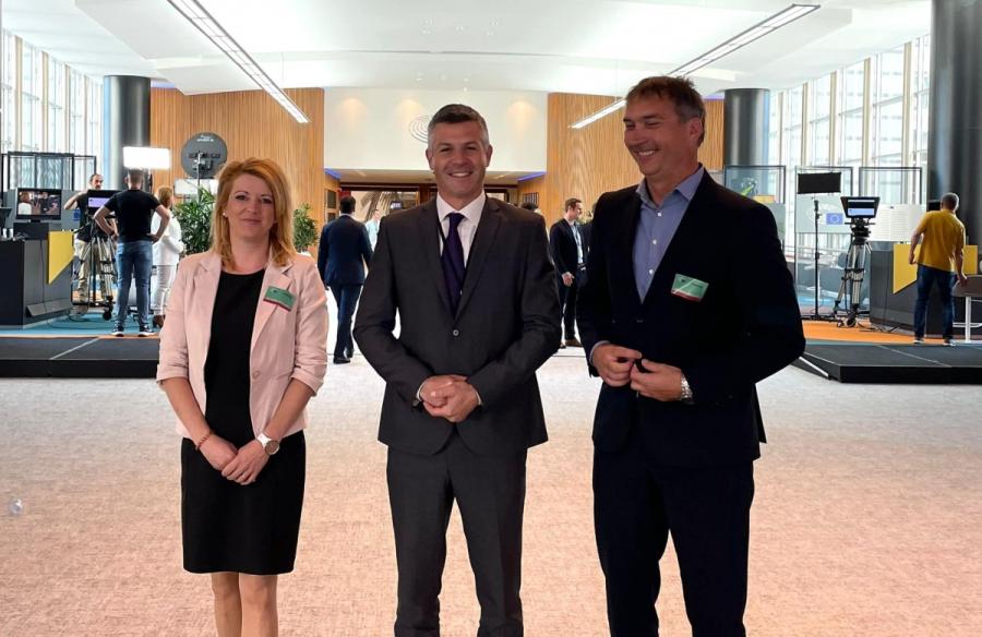 Nemec v Bruslju sprejel predstavnika MO Velenje