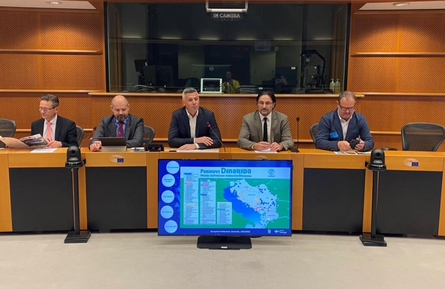 Matjaž Nemec v Evropskem parlamentu gostil Zvezo parkov Dinarskega loka