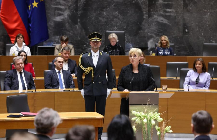 Zaprisega nove predsednice Nataše Pirc Musar