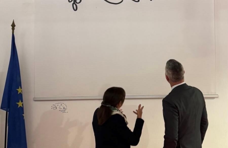 Na povabilo županje Anne Hidalgo Nemec na delovnem obisku v Parizu