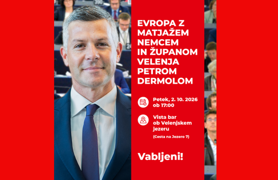[VABILO] Evropa z Matjažem Nemcem v Velenju