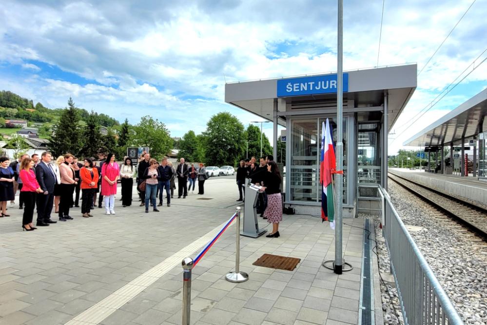Odprtje železniške postaje (Foto: Štajerski val)
